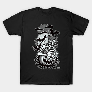 Vintage cartoon style tattoo artist. T-Shirt